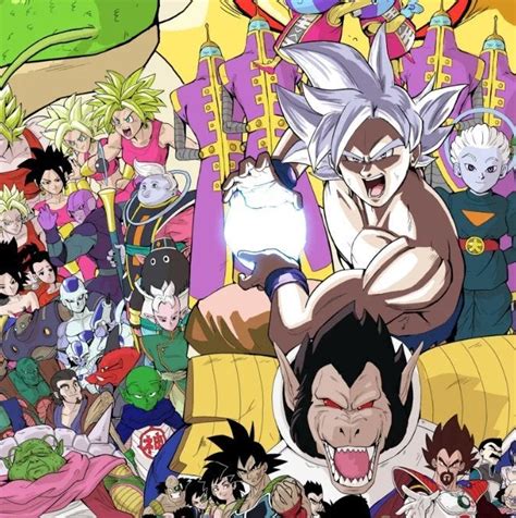 After the canon dragon ball, dragon ball z, and dragon ball gt, toyotarō joined hands with the former to launch dragon ball super. Illustrator Draws Every Dragon Ball Character Ever In One Epic Image