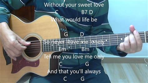 Let It Be Me Lyrics And Chords Acoustic Guitar Cover Youtube