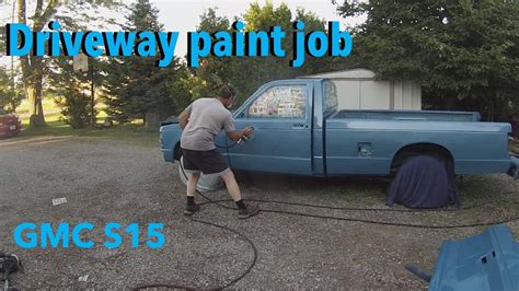 In their july issue, hot rod magazine painted a '62 ford falcon with rust. DIY driveway budget car paint job. - YouTube