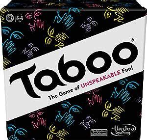 Hasbro Gaming Taboo Classic Game Party Word Guessing Game For Adults And Teens Board Game For