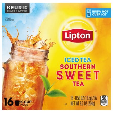 Lipton Southern Sweet Iced Tea K Cup Pods 16 Ct Smiths Food And Drug