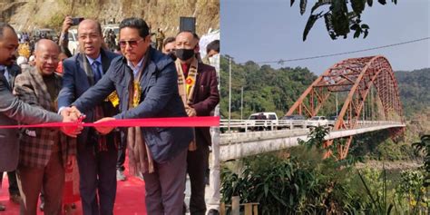 Meghalaya Cm Conrad Sangma Inaugurates Indias Longest Road Arch Bridge