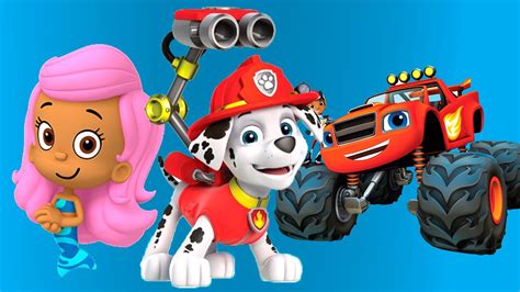 Paw Patrol Bubble Guppies Mermaid And Blaze Firefighters Full Episode