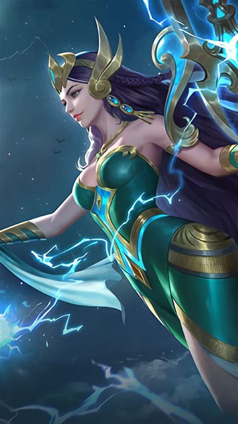 Kadita Ocean Goddess Heroes Mage Of Skins New Mobile Legends Kadita