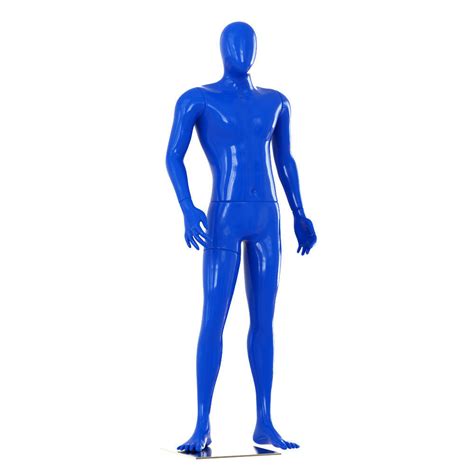 Faceless Male Blue Mannequin 43 3d Model Cgtrader