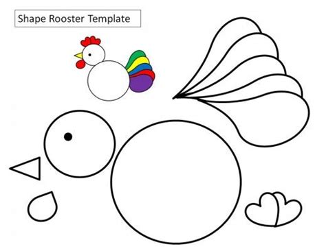 Select from 35715 printable coloring pages of cartoons, animals, nature, bible and many more. Printable Rooster Crafts for Kids | Rooster craft, Crafts ...