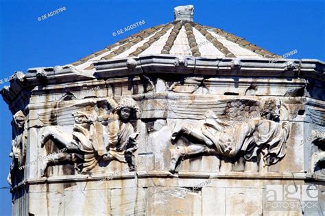 Reliefs Depicting Notos God Of The South Wind And Euros God Of The
