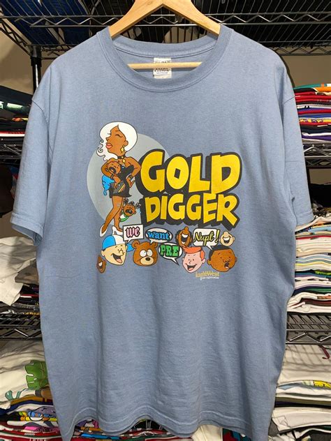 Kanye West Rare Kanye West Late Registration Gold Digger T Shirt Grailed