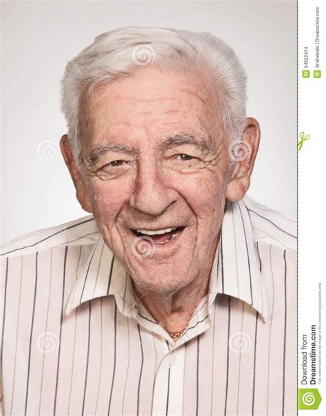 Photo About Smiling 90 Year Old Elder Senior Handsome Man Portrait Image Of Gray Laughing