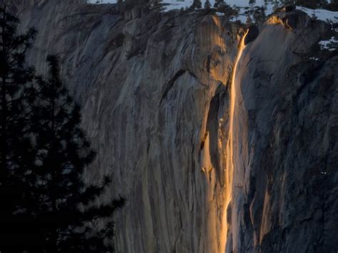 Unique Picture Around The World Horsetail Falls Yosemite