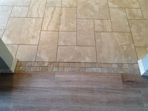 20 Transition Between Two Types Of Tile