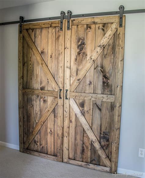 Diy Double Barn Door Plans Infarrantly Creative