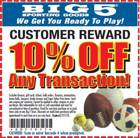 Expired deals, coupons and discounts. 10% off at Big 5 Sporting Goods! #coupon | Fun sports