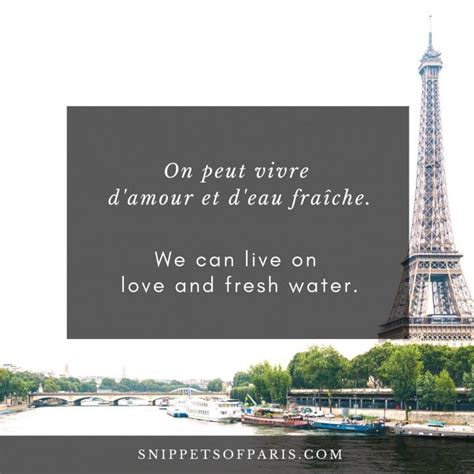 31 French love quotes (with English translation) - Snippets of Paris