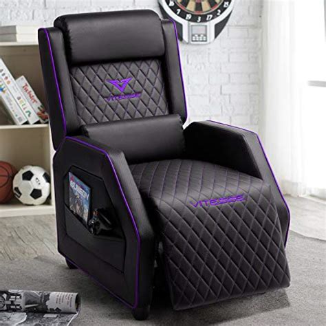 Vit Gaming Recliner Chair Racing Style Single Pu Leather Sofa Modern