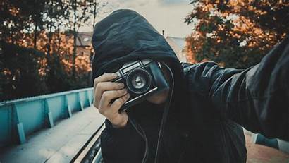 Selfie Camera Photographer Hidden Face Lens Hood