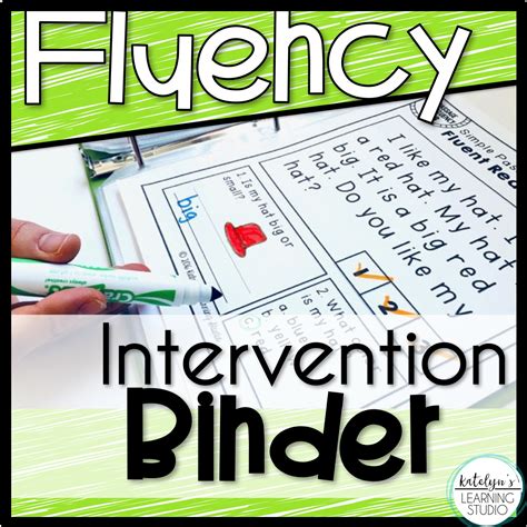 Fluency Reading Intervention Activities Katelyns Learning Studio