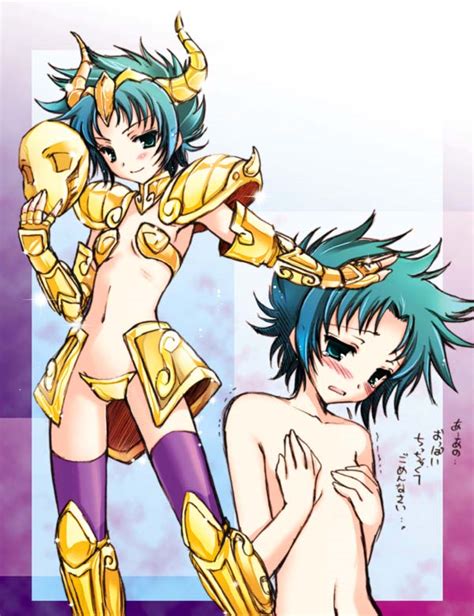 Rule 34 Amou Mari Armor Blush Capricorn Shura Color Covering Covering Breasts Female Female