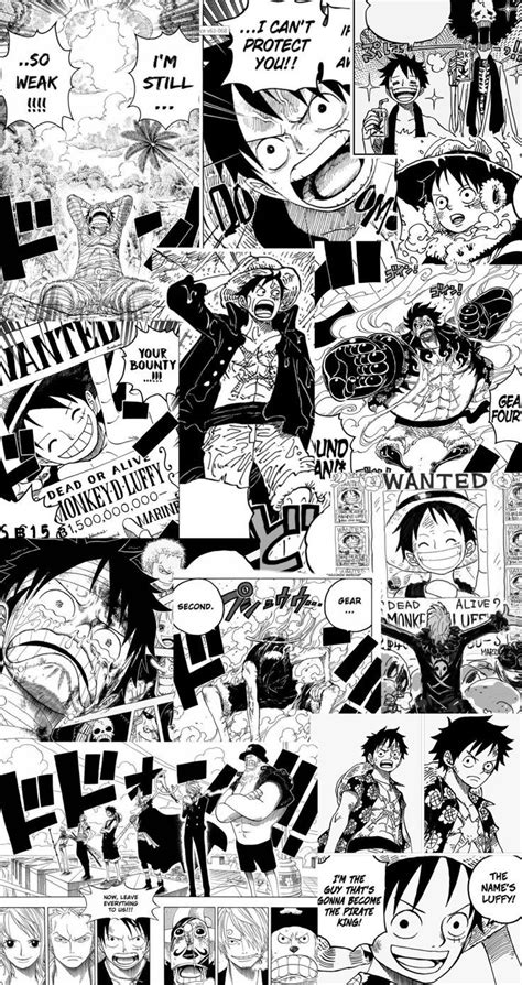 Luffy Manga Collage Em 2022 Personagens De Anime Animes Wallpapers