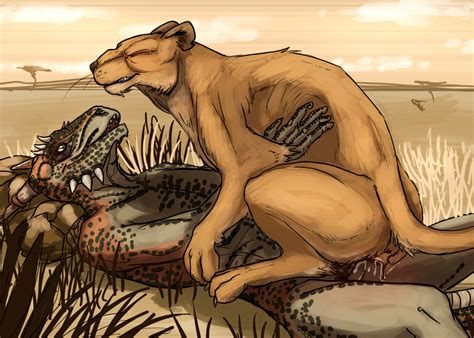 Rule 34 Anthro Anthro On Feral Argonian Feline Female Feral Horn