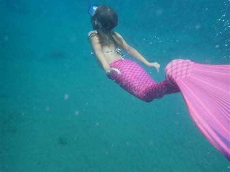Pink Lilac Sea Pearl Mermaid Tail