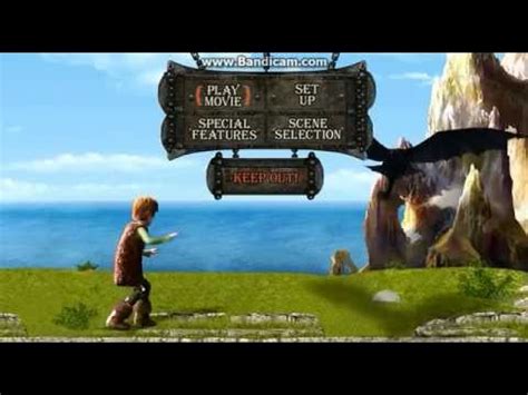 How To Train Your Dragon Bluray Menu 