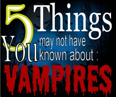 Vampire Facts
