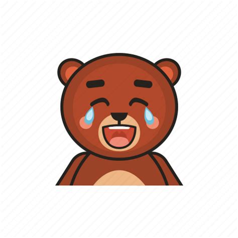 Bear Emotion Avatar Laugh Icon Download On Iconfinder