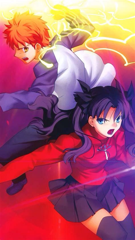 Fatestay Night Shirou And Rin Fate Stay Night Fate Anime Series