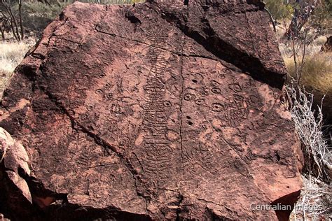 Aboriginal Petroglyphs Outback Australia By Centralian Images Redbubble