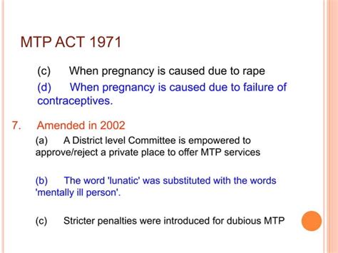medical termination of pregnancy act 2021 ppt