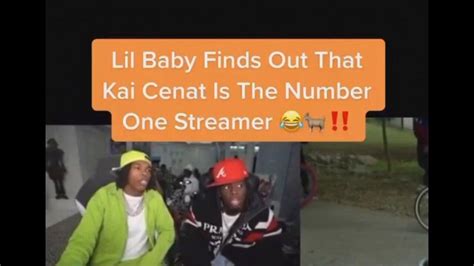 The Moment Lil Baby Found Out Kai Cenat Is Top One News Page Video