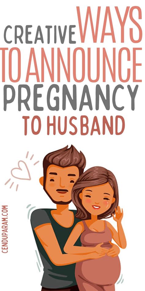 A Pregnant Couple Hugging Each Other With The Text Creative Ways To