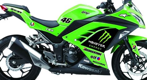For 2017, kawi offers the ninja 300 abs winter test edition. Motos Kawasaki Ninja 300r Modelo Japonês Adesivos - R$ 320 ...