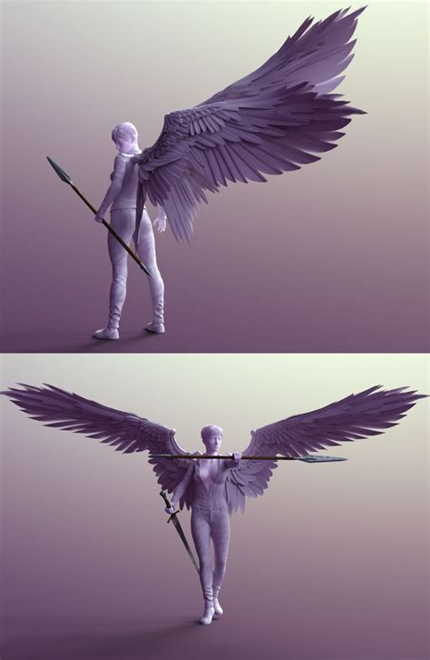 Sacrosanct Poses And Expressions For Genesis And Morningstar Wings D Models And D