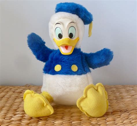 Vintage Donald Duck Plush Disney Nursery Disney Plush Etsy Vintage