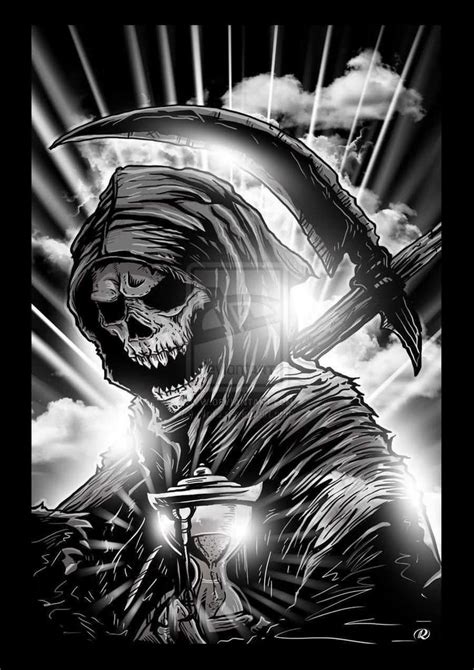 Pin By Beatrix Meier On Day Of The Dead Skulls Reapers Grim Reaper