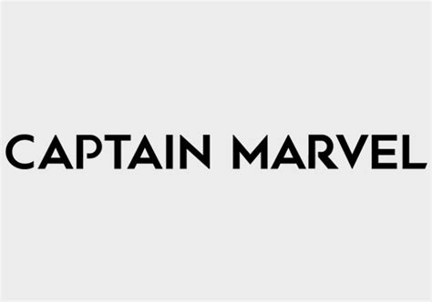 Captain Marvel Font Dafont101