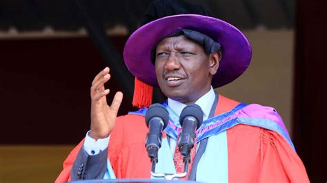 He gained popularity by playing the card of his humble and religious. Dr. William Ruto: Deputy President Finally Graduates with ...