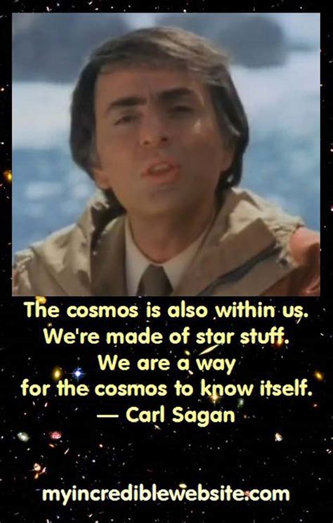 Carl Sagan We Are Made Of Star Stuff My Incredible Website