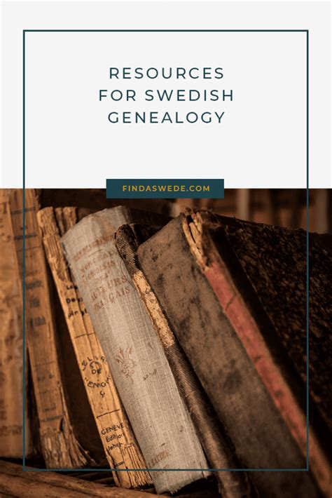 Resources For Swedish Genealogy Find A Swede