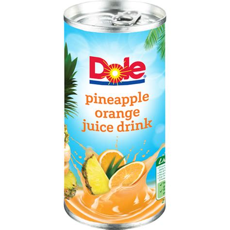 Dole Pineapple Orange Juice Drink 240ml Juices Walter Mart