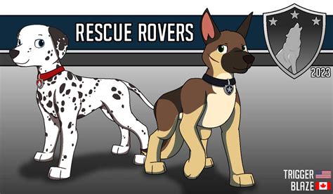 Paw Patrol Redesignedblaze And Trigger Off Duty By