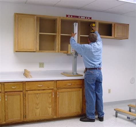 Painted upper cabinets and extended to ceiling height. Cabinet Lift - Tools & Equipment - Contractor Talk