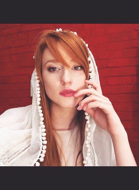 Alina Kovalenko Beautiful Redhead Red Hair Woman Beautiful Long Hair