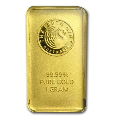 1 Gram Gold Bar Perth Mint In Assay New York Gold Co