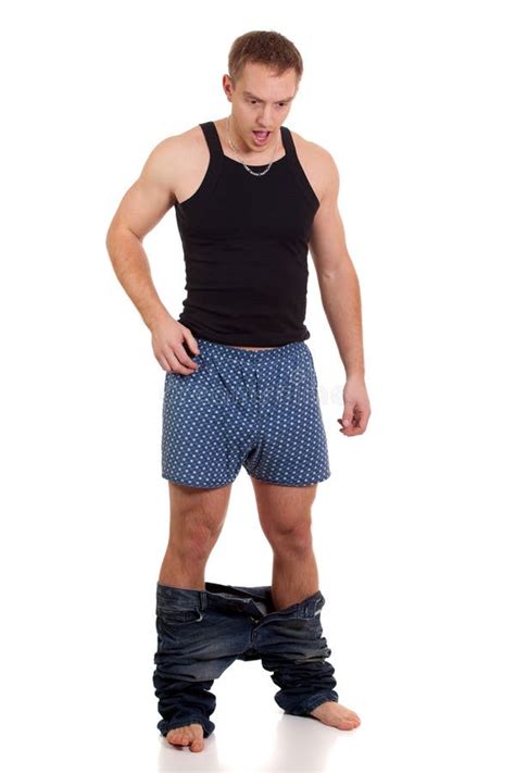 Pants Down Stock Image Image Of Embarassment Standing 18713035