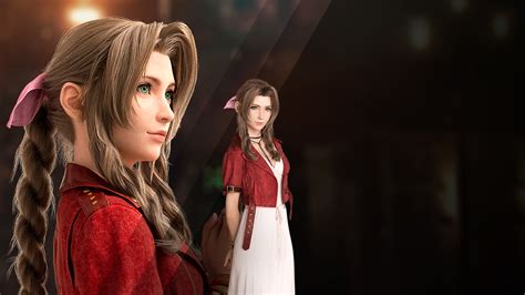 Final Fantasy Vii Remake Aerith Version Wallpaper Cat With Monocle
