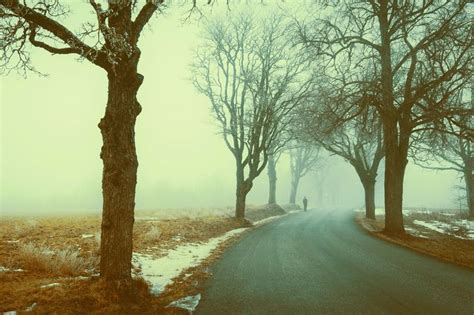 Lonely Road By Hendrikmandla On Deviantart Road Country Roads
