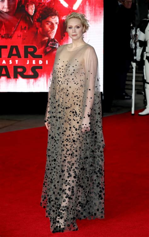 Gwendoline Christie “star Wars The Last Jedi” Premiere In London • Celebmafia